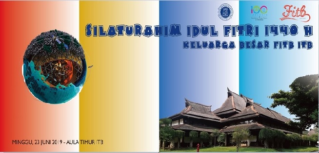 Undangan – Silaturahim Idul Fitri 1440 H, Keluarga Besar FITB-ITB