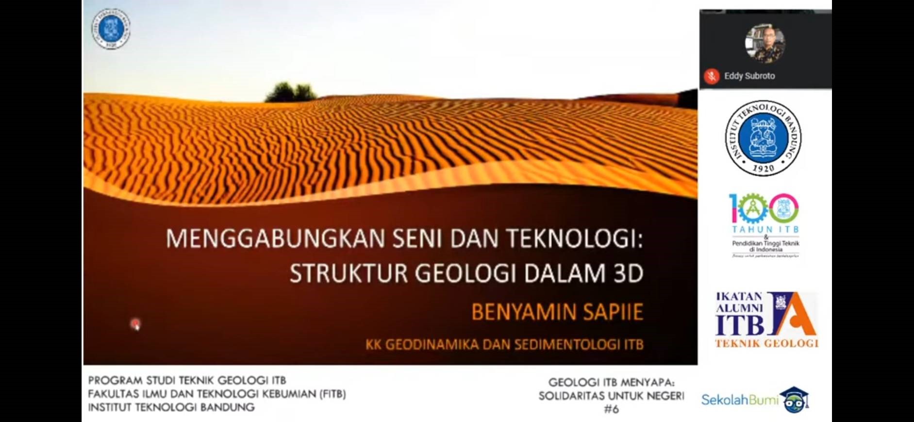 Webinar Geologi Itb Menggabungkan Seni Dan Teknologi Struktur Geologi 