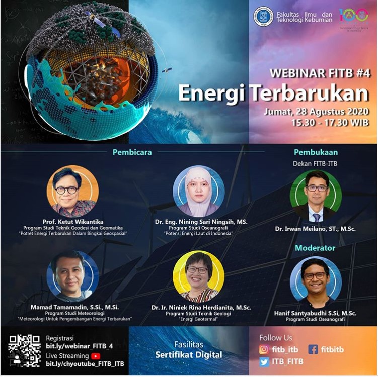 [Webinar FITB #4]  Topik : Energi Terbarukan