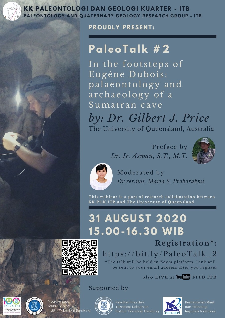 PaleoTalk #2 : “In the footsteps of Eugène Dubois: palaeontology and archaeology of a Sumatran cave”