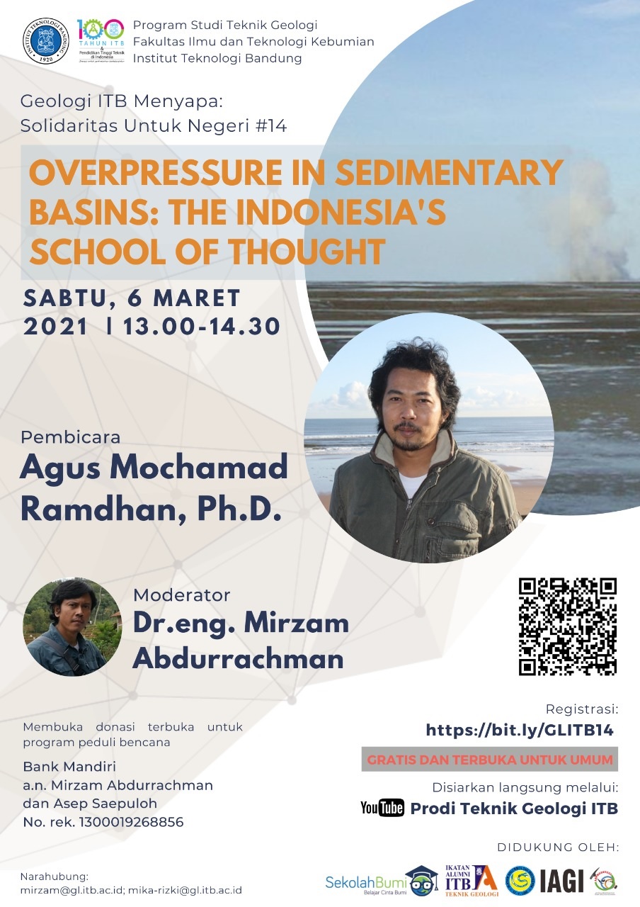 Overpressure in sedimentary basins: The Indonesia’s school of thought : Agus Mochamad Ramdhan, Ph.D