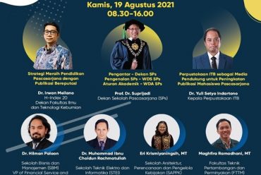 Gambaran Kuliah Pascasarjana di ITB Lewat Workshop Pengarahan PMB 2021