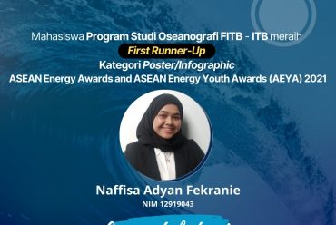 Mahasiswa Program Studi Oseanografi ITB meraih First Runner-Up di ASEAN Energy Awards and ASEAN ENERGY YOUTH AWARDS