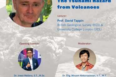 Lecturer: Prof. David Tappin (British Geological Survey (BGS) & University College London (UCL)) Topic: “The Tsunami Hazard from Volcanoes “