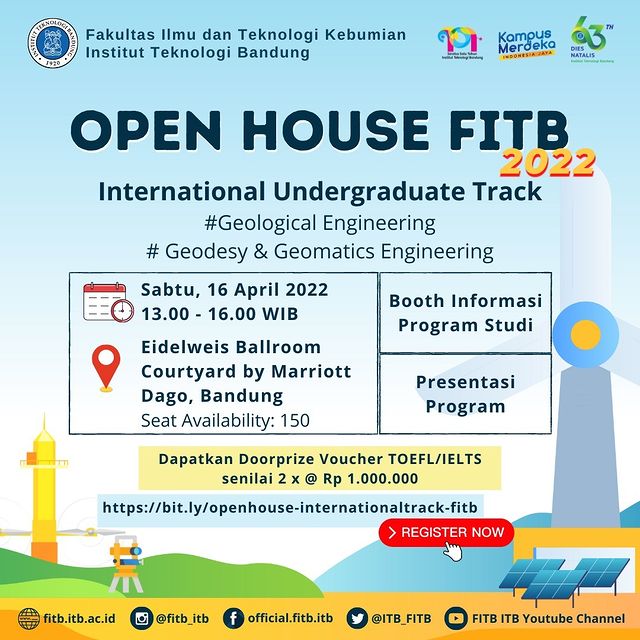 Open House “INTERNATIONAL UNDERGRADUATE TRACK” Faculty of Earth Sciences and Technology ITB