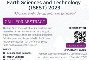Seminar on Earth Sciences and Technology (ISEST) 2023