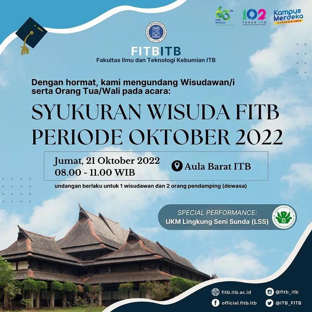 SYUKURAN WISUDA PERIODE OKTOBER 2022