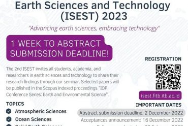 The 2nd International Seminar on Earth Sciences and Technology (ISEST) 2023