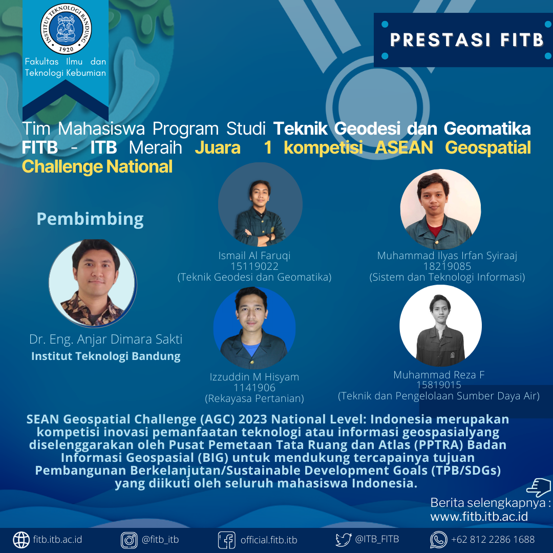 kompetisi ASEAN Geospatial Challenge National Level juara 1