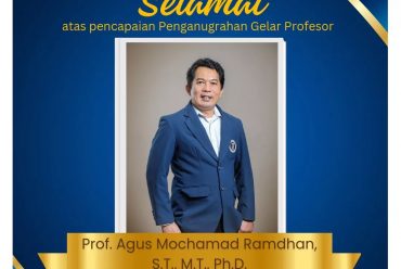 Selamat dan Sukses atas pencapaian Penganugrahan Gelar Profesor