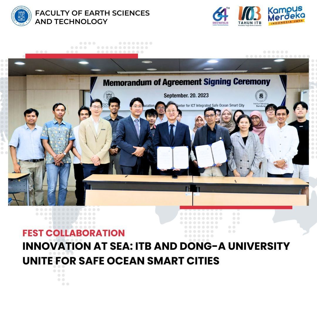 Fest Collaboration Innovation at sea ITB and dong-A University Unite For Safe Ocean Smart Cities