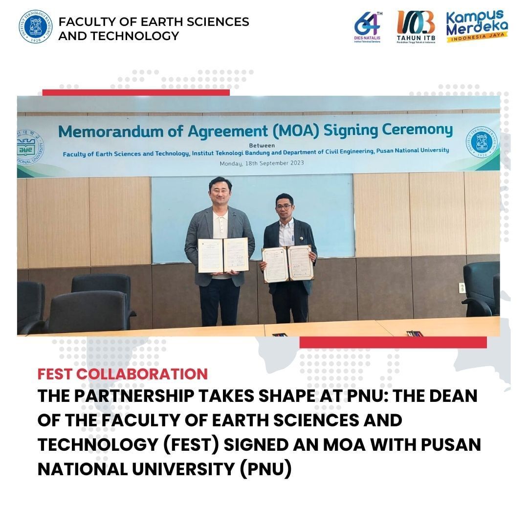 collaboration The Partnership Takes Shape At PNU The Dean of the Faculty of Earth Sciences and Technology (FEST) Signed an Moa With Pusan National University (PNU)iversity (PNU).
