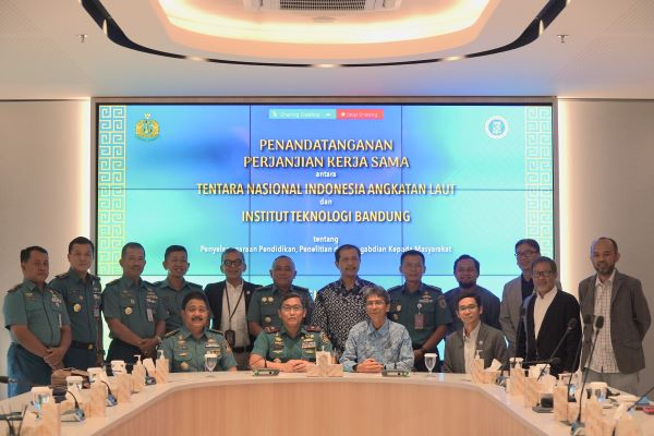 ITB dan TNI AL Jalin Kerja Sama di Bidang Pendidikan dan Teknologi