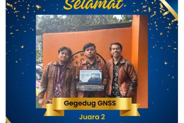 FITB mengucapkan selamat kepada mahasiswa Teknik Geodesi dan Geomatika