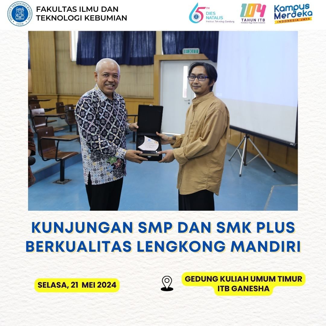 kunjungan dari SMP dan SMK Plus Berkualitas Lengkong Mandiri ke FITB-ITB