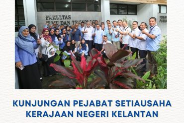 Kunjungan Pejabat Setia Usaha Kerajaan Negeri Klantan