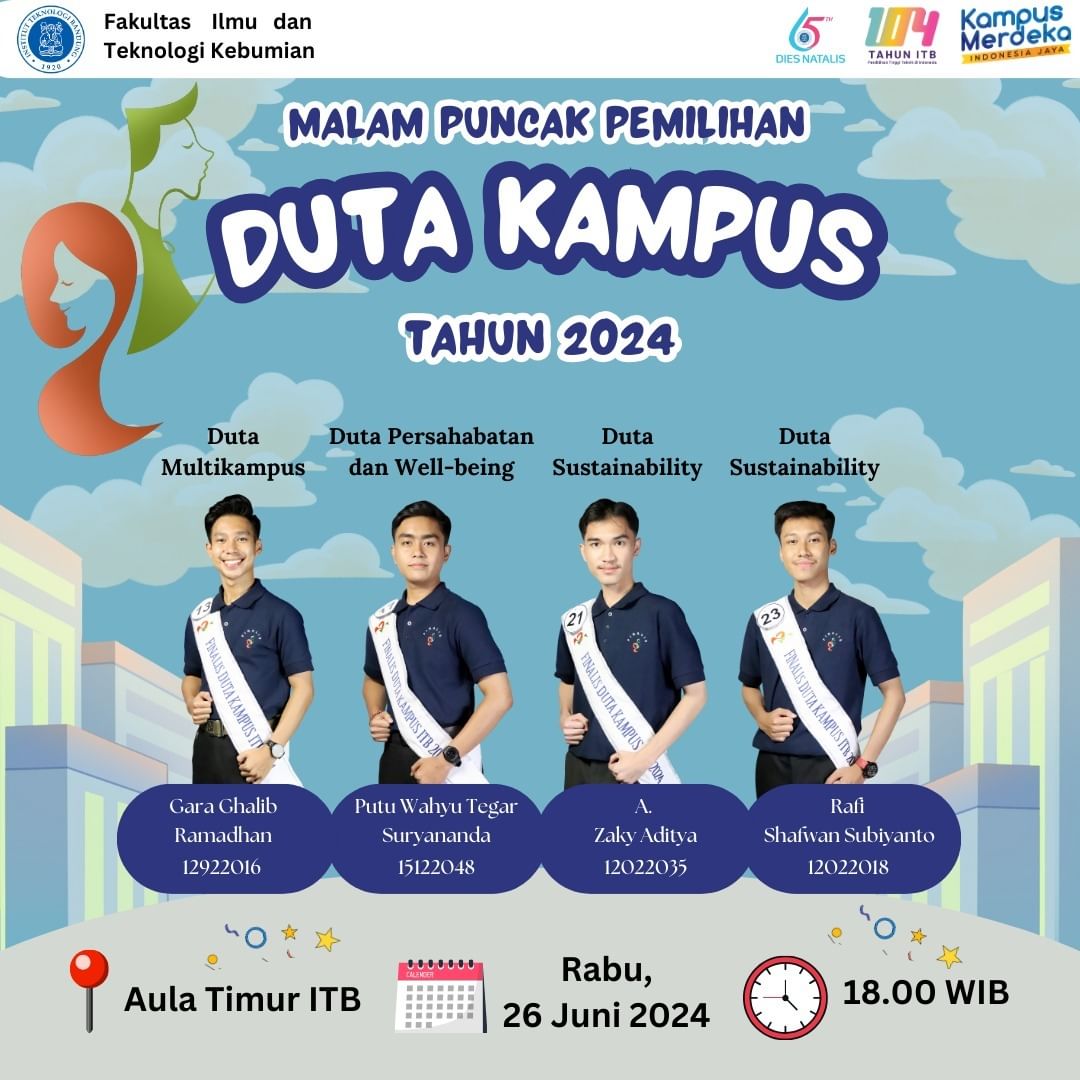 Duta Kampus Tahun 2024 FITB