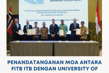 Penandatanganan MoA antara FITB ITB dengan University of Bergen Norway