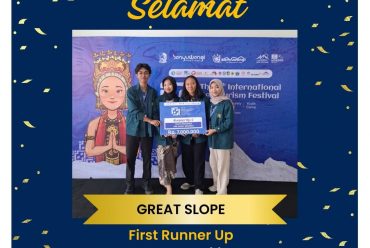 Juara First Runner Up Youth Program Competition dalam Pre Event The 5th Geotourism Festival & International Conference