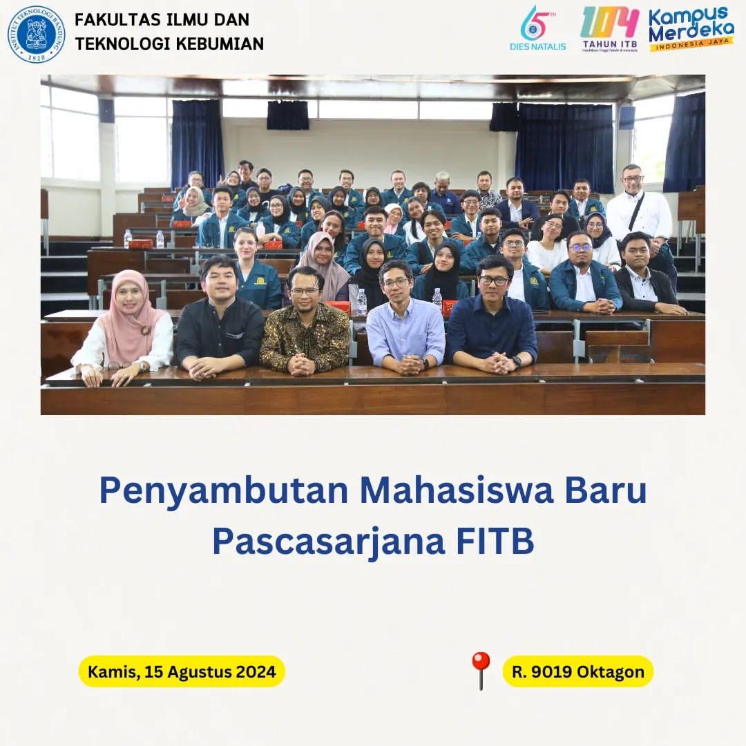 Penyambutan Baru Mahasiswa Pascasarjana FITB