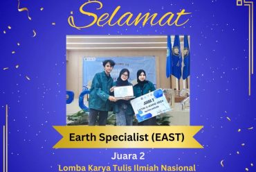 Juara 2 dalam Lomba Karya Tulis Ilmiah Tingkat Nasional Geodetic Expo