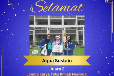 Juara 2 Lomba Karya Tulis Ilmiah Tingkat Nasional dalam acara Expo Kimia UPI.