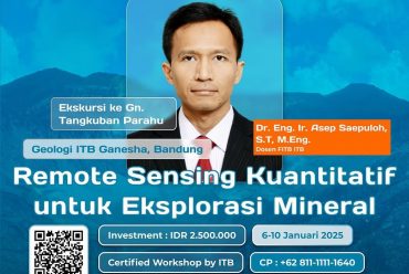 Remote Sensing Kuantitatif untuk eksplorasi mineral.