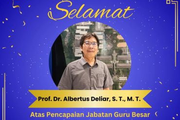 Selamat kepada Prof. Dr. Albertus Deliar, S.T., M.T. atas Pencapaian Jabatan Guru Besar