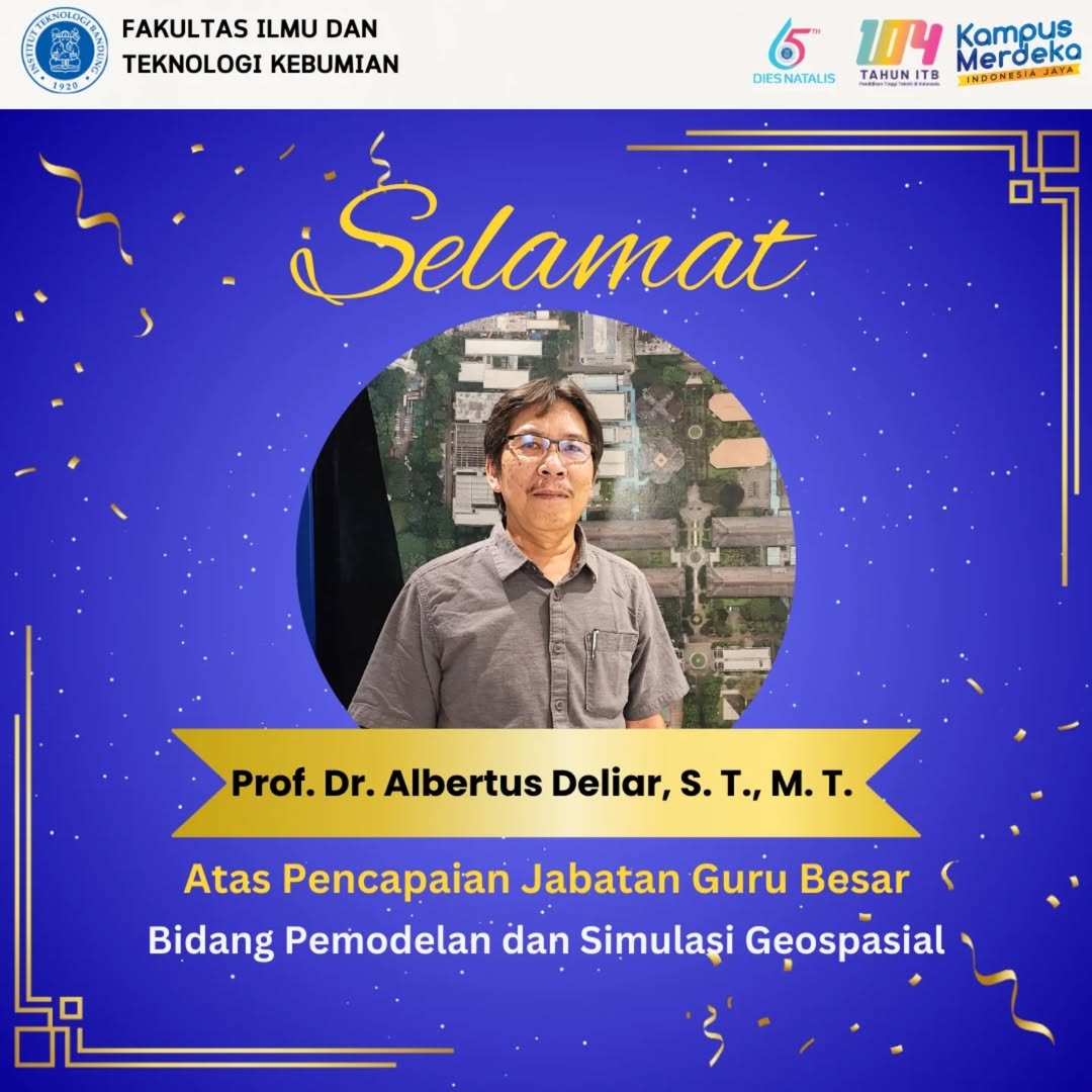 Selamat kepada Prof. Dr. Albertus Deliar, S.T., M.T. atas Pencapaian Jabatan Guru Besar