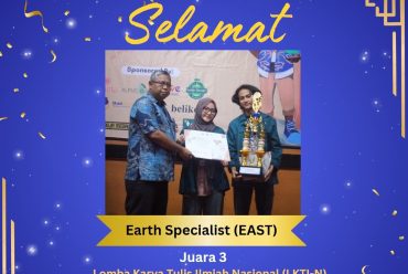 Juara 3 Lomba Karya Tulis Ilmiah Nasional (LKTI-N) Asean Geography Smart Competition (GEOSAC) 2025