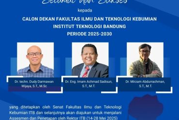 Calon Dekan Fakultas Ilmu dan Teknologi Kebumian Institut Teknologi Bandung Periode 2025-2030