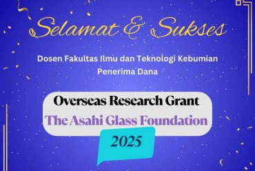 Dosen FITB penerima dana Overseas Research Program, The Asahi Glass Foundation 2025