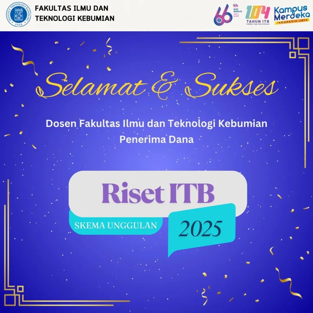 Dosen FITB penerima dana Riset ITB Skema Unggulan Tahun 2025