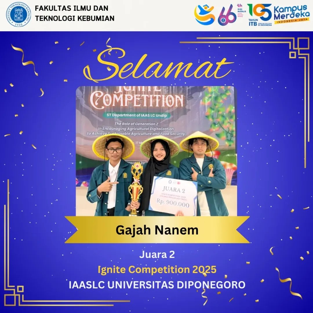 Congratulations to the 2nd Place Winner in the Ignite Competition held by IAASLC Diponegoro University on May 17, 2025