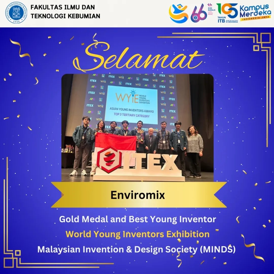 The Faculty of Earth Sciences and Technology congratulates the Enviromix Team.