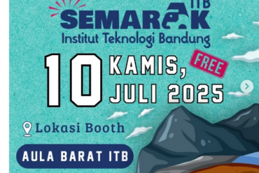 Booth FITB pada acara SEMARAK ITB 2025