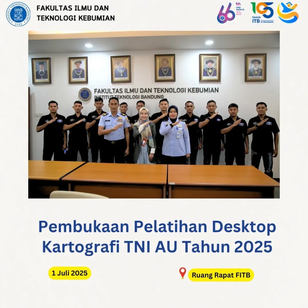 Pembukaan Pelatihan Desktop Kartografi Bagi TNI AU Tahun 2025