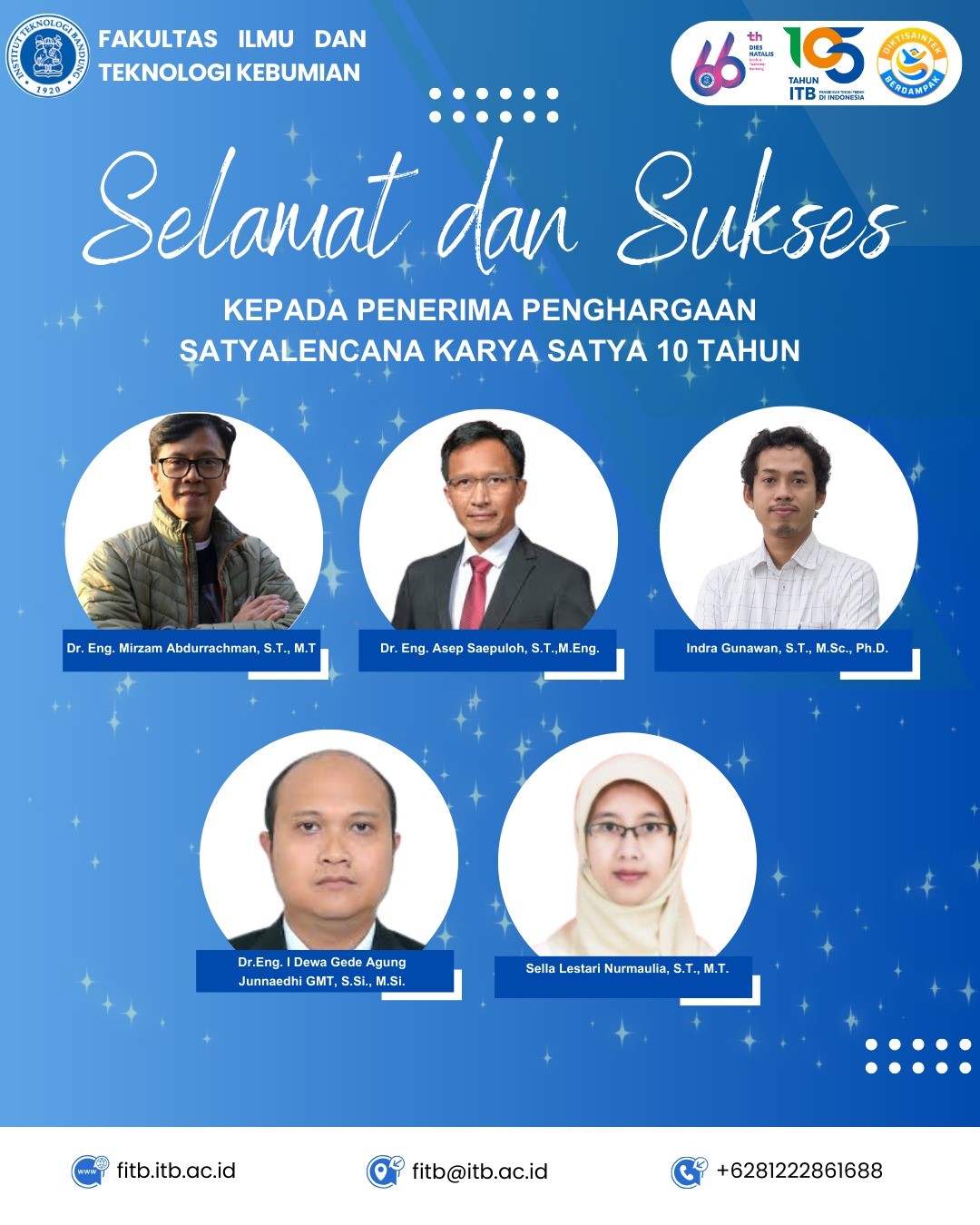 Penerima Penghargaan Satyalencana Karya Satya 10 Tahun
