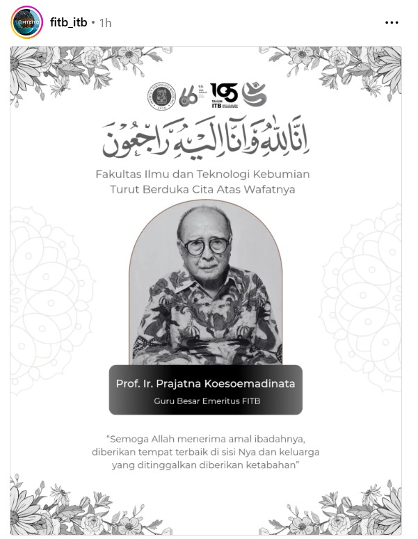 BERITA LELAYU PROF.DR. R. PRAJATNA KOESOEMADINATA