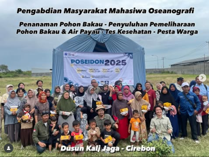 Pengabdian Masyarakat Mahasiswa Oseanografi FITB