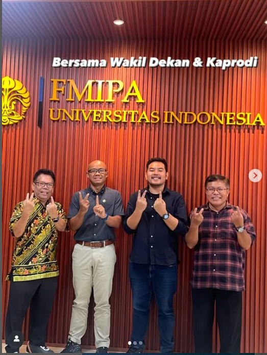 Berdiskusi & Bermitra Dengan Orang-Orang Hebat: Dekanat FMIPA dan FIB Univ. Indonesia