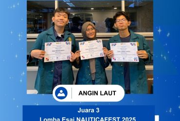Selamat Juara 3 Lomba Esai NAUTICAFEST 2025
