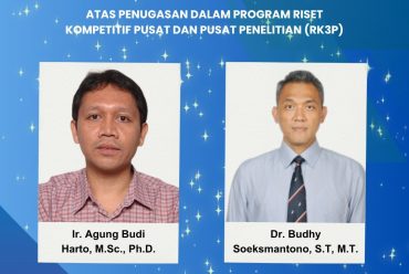 Selamat dan Sukses Atas Penugasan Dalam Program Riset Kompetitif Pusat dan Pusat Penelitian (RK3P) Tahun 2025