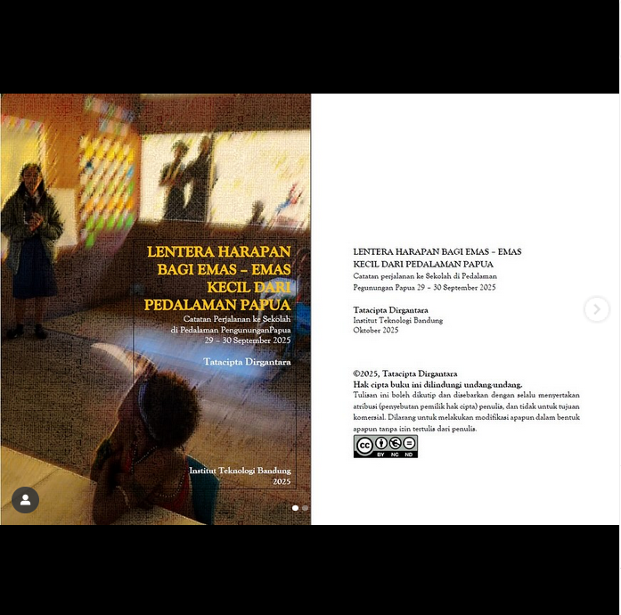 Lentera Harapan Bagi Emas-emas Pedalaman Papua