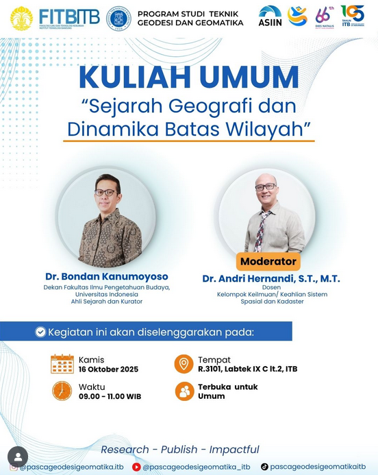 Kuliah Umum “Sejarah Geografi dan Dinamika Batas Wilayah”