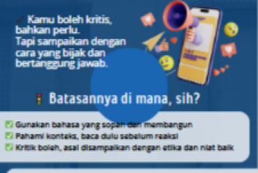 Bersosmed Boleh Kritis, Tetap Etis