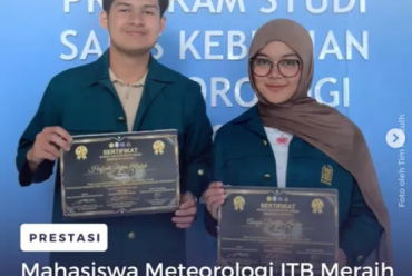 Mahasiswa Meteorologi ITB Meraih Juara 2 Pada Lomba Karya Aksara Soedirman