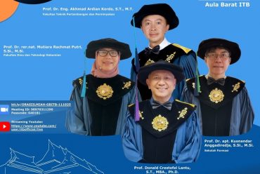 Orasi Ilmiah Guru Besar Institut Teknologi Bandung