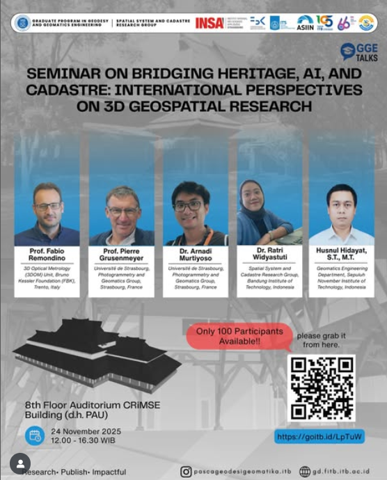 Seminar on Bridging Heritage, AI, and Cadastre: International Perspectives on 3D Geospatial Research