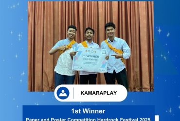 Selamat dan Sukses gelar 1st Winner dalam Paper and Poster Competition Hardrock Festival 2025